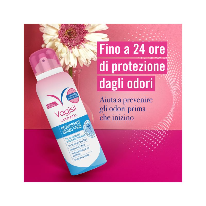 Vagisil Deodorante Intimo Spray Freschezza Prolungata Fino 24 Ore Non Macchia Odor Block 125ml-2