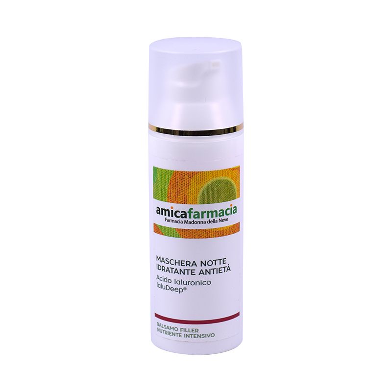 Amicafarmacia Maschera Viso Notte Idratante Antietà all'Acido Ialuronico 50 ml-1