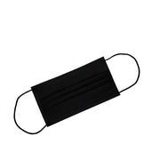 Mascherina Chirurgica Adulto Black 50 Pezzi Imbustati Singolarmente-1