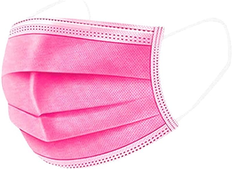 Mascherina Chirurgica Tipo II Rosa 10 Pezzi-1