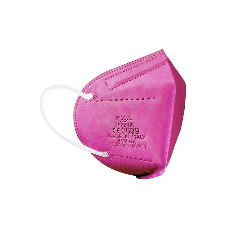 Mascherina FFP2 Rise Small colore fucsia 1 pezzo-1
