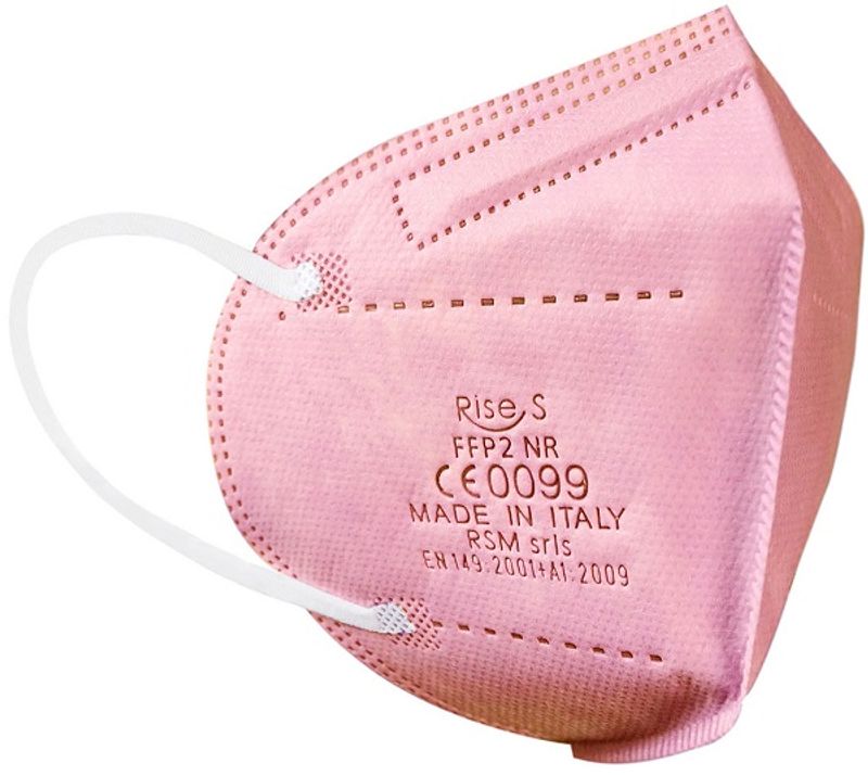 Mascherina FFP2 Rise Small colore rosa 1 pezzo-1