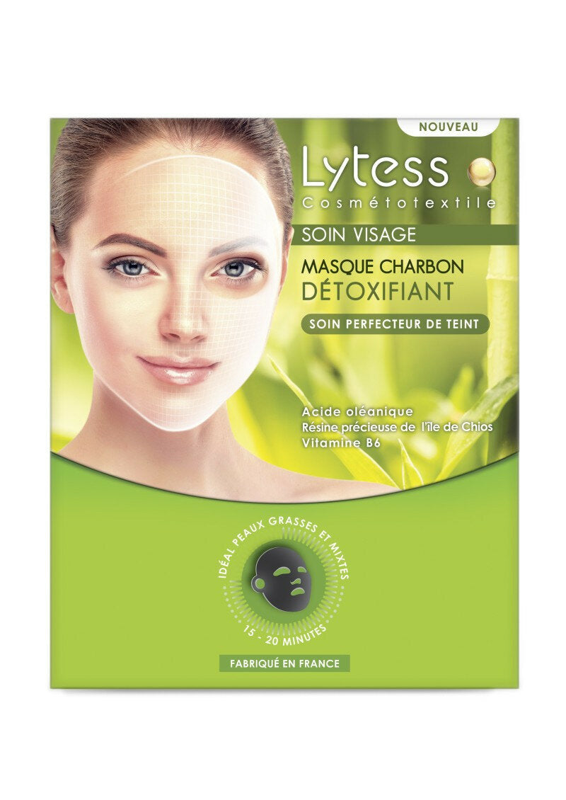 Lytess Trattamento Viso Detox Maschera al Carbone-2