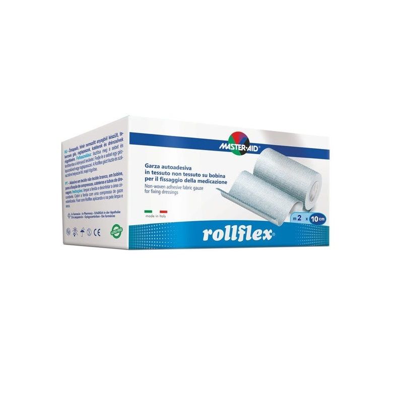 Master Aid Rollflex garza autoadesiva 2m x 10cm-1