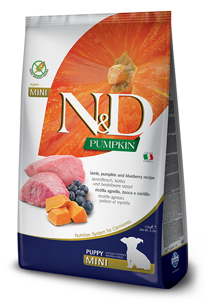 Farmina N&D Pumpkin Agnello E Zucca Cani Cuccioli Taglia Mini Sacco 800g-1