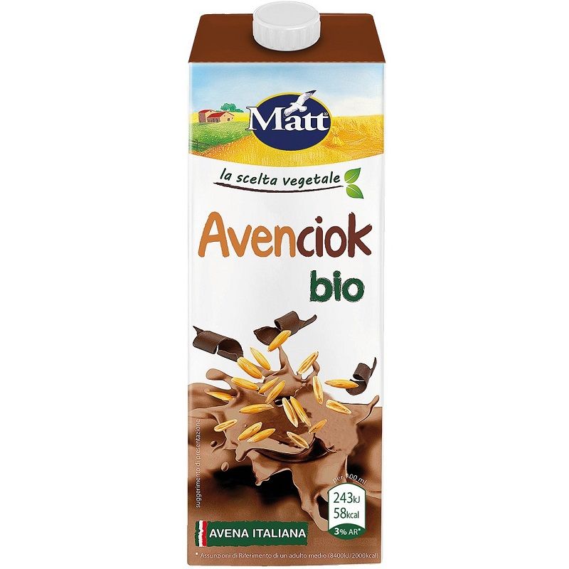 Matt Avenciok Bio bevanda vegetale avena e cioccolato 1L-1