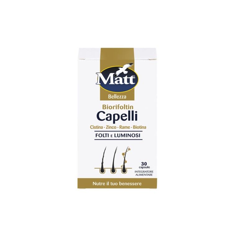 Matt Biorifoltin Capelli Folti e Luminosi 30 capsule-1