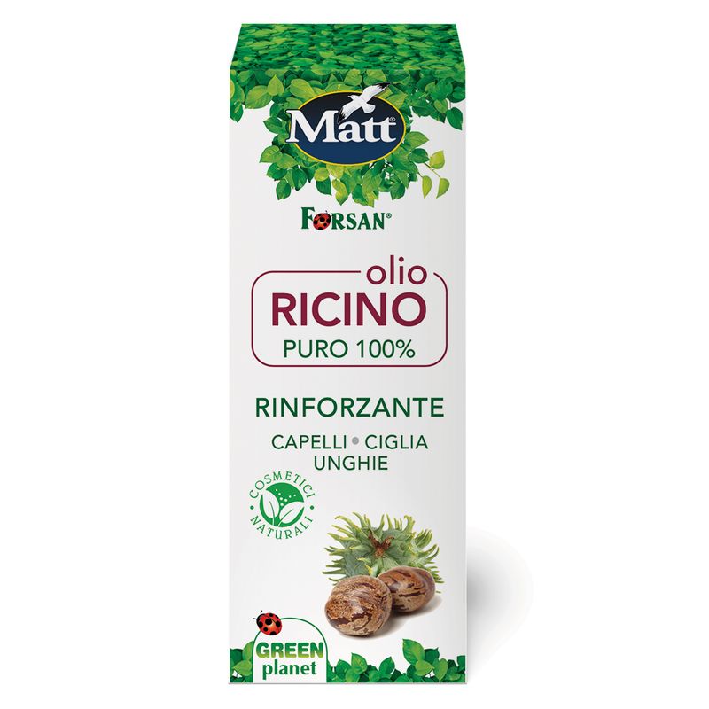Forsan Olio Ricino rinforzante per capelli ciglia e unghie 100ml-1
