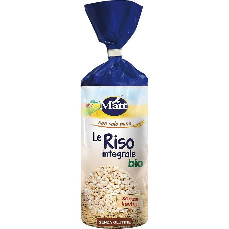 Matt Le Riso Integrale Bio gallette senza glutine 120g-1