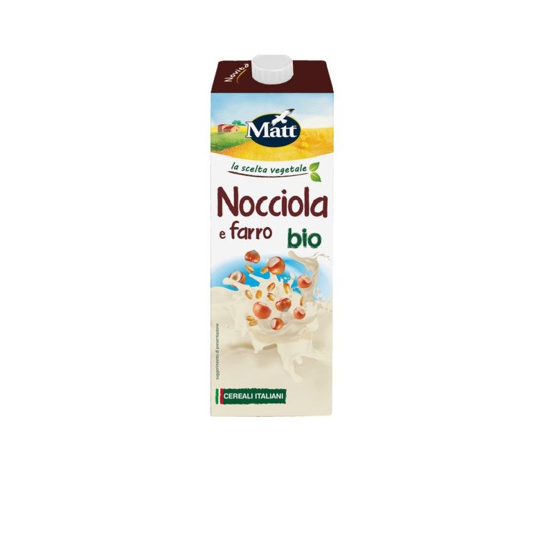 Matt Nocciola e Farro Bio Latte vegetale 1 litro-1