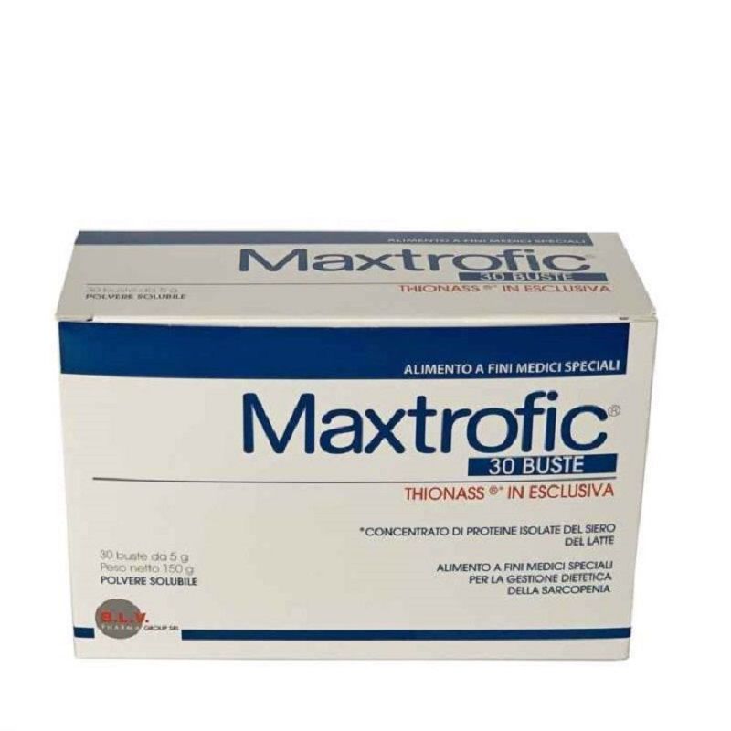 Maxtrofic utile per fornire un apporto supplementare di proteine alla dieta 30 bustine-1