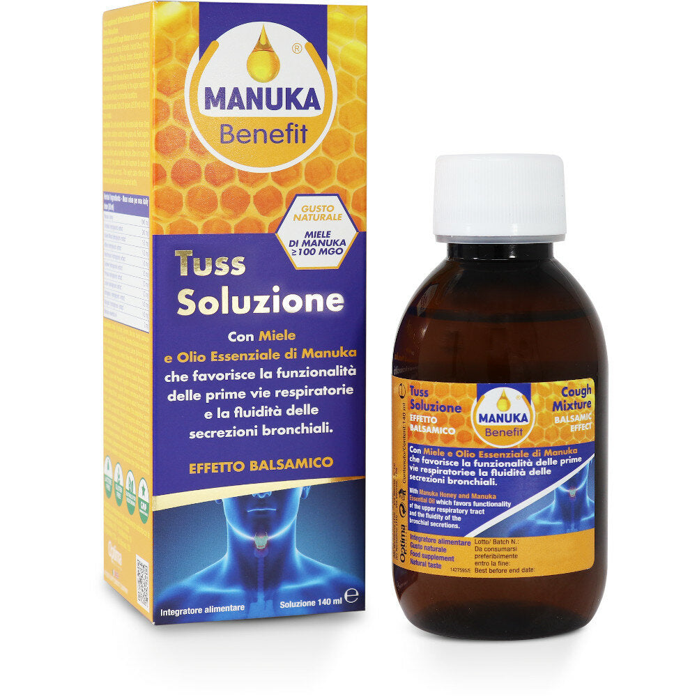 Optima Manuka Benefit Flu Tuss Soluzione 140ml-2
