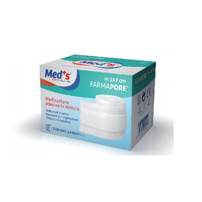 Med's Medicazione adesiva in striscia m 1 x 7 cm-1