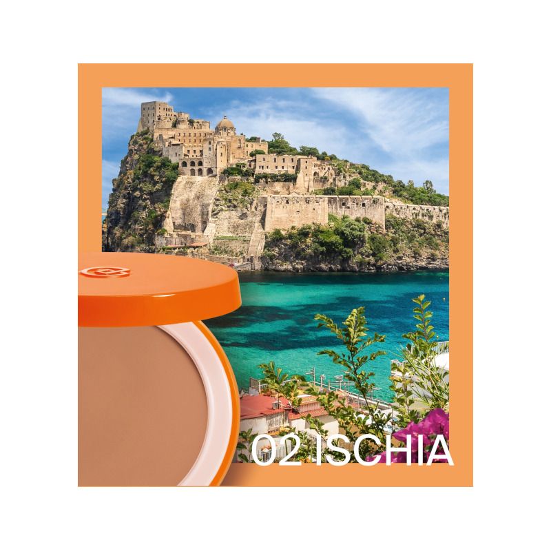 Collistar Mediterranea SPF15 fondotinta compatto solare n.02 Ischia refill 10g-3