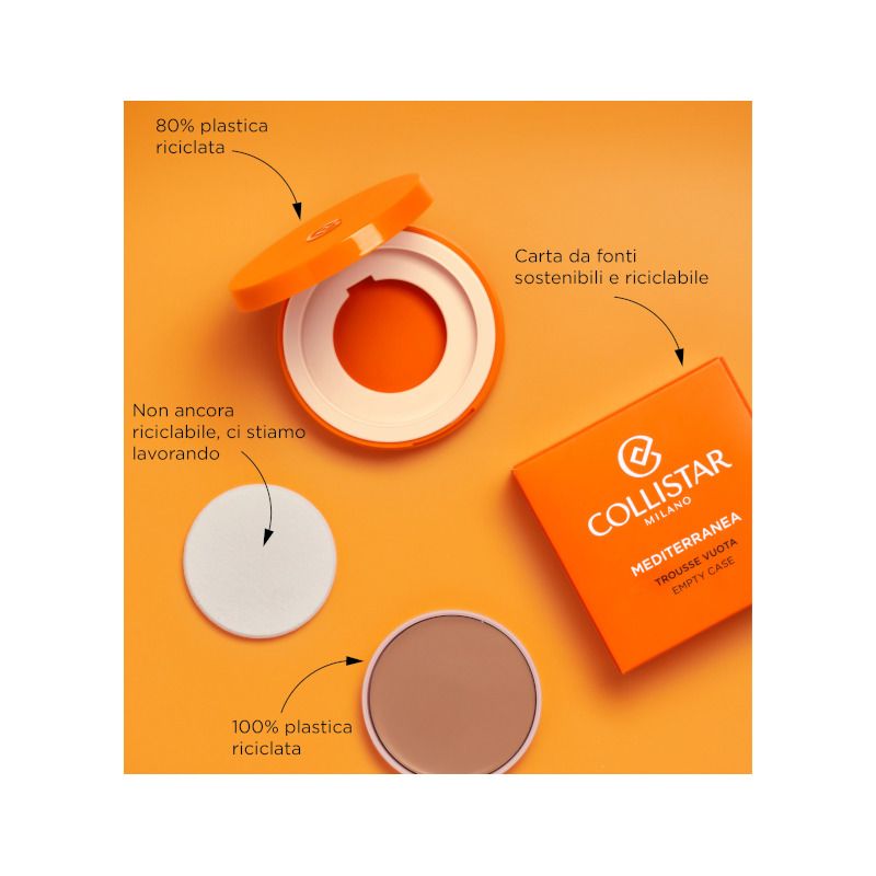 Collistar Mediterranea SPF15 fondotinta compatto solare n.02 Ischia refill 10g-4