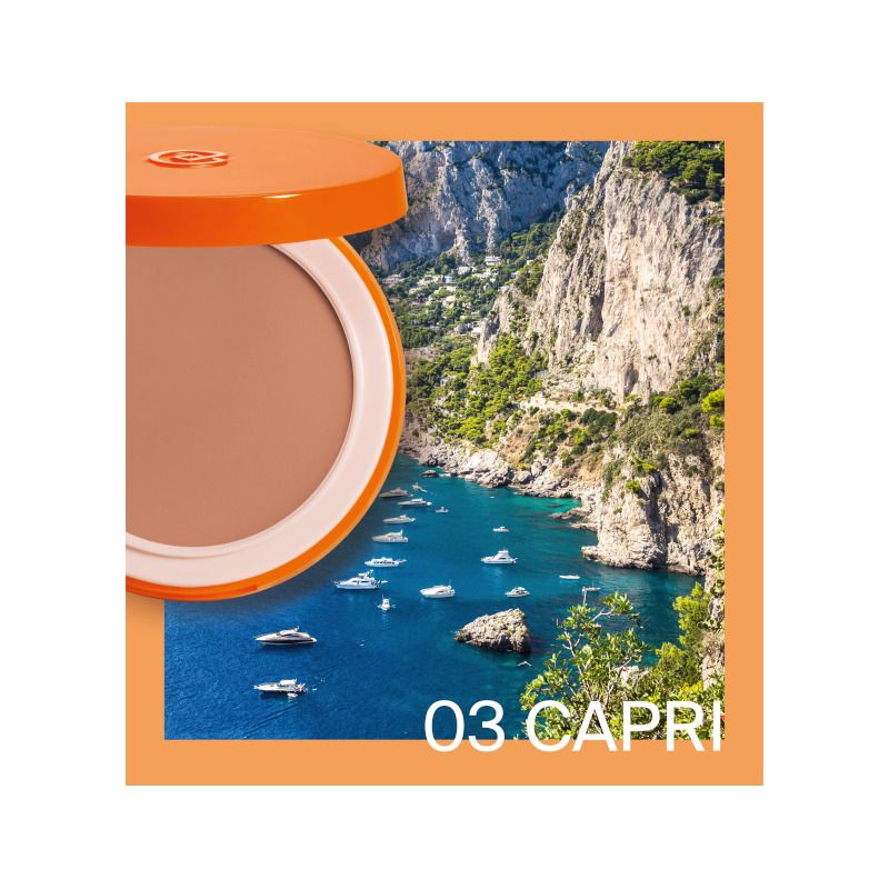 Collistar Mediterranea SPF15 fondotinta compatto solare n.03 Capri refill 10g-3