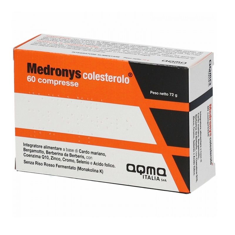 Medronys Colesterolo integratore alimentare 60 compresse-1