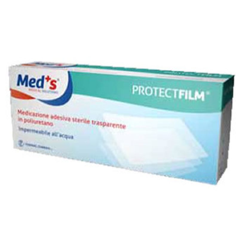 Meds Protect Film Medicazione In Poliuterano Impermeabile Adesiva 10x12cm 10 Pezzi-1