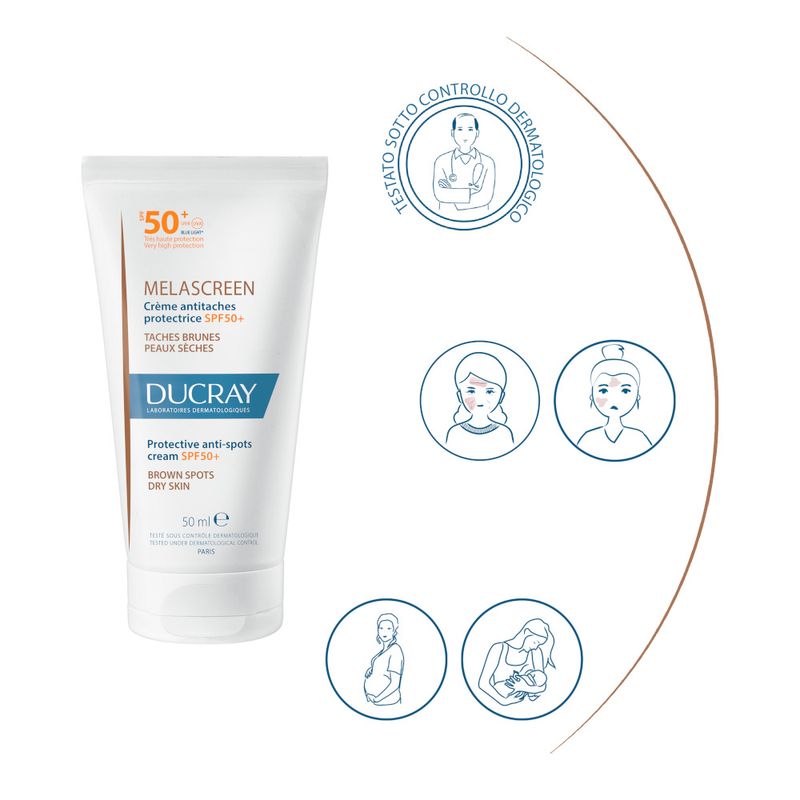 Ducray Melascreen Crema Anti-Macchie Protettiva 50ml SPF50+-4