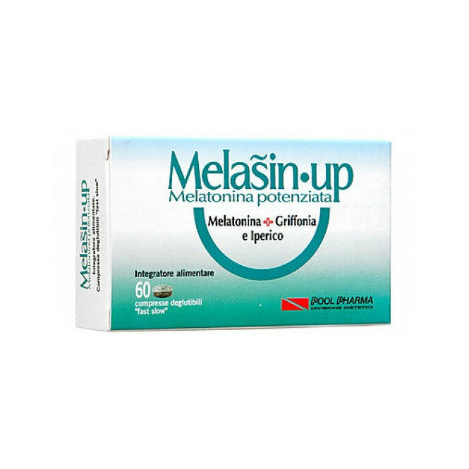 Melasin Up Melatonina Iperico e Grifonia per i disturbi del sonno. 60 compresse-2