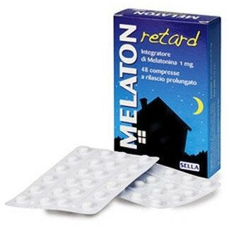 Sella Melaton Retard 1mg per il benessere del sonno 48 compresse-2