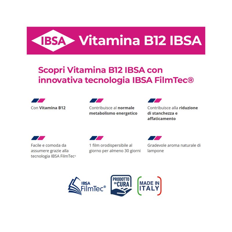 Ibsa Vitamina B12 30 Film Orali-2