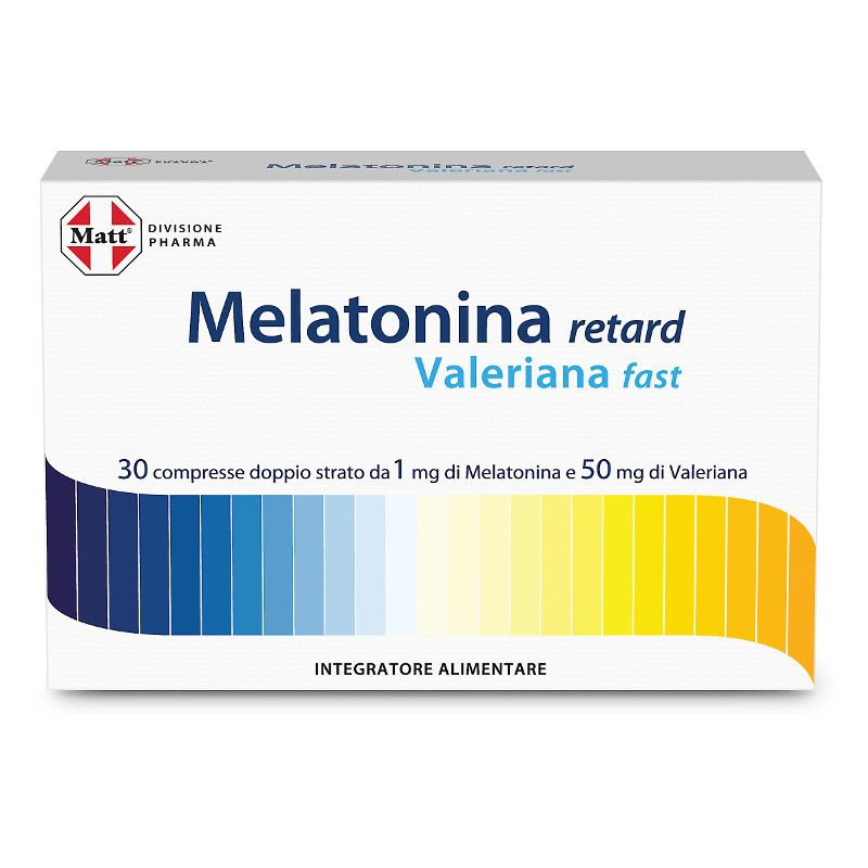 Matt Melatonina retard Valeriana fast 30 compresse-1