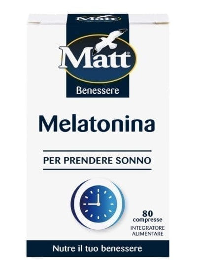 Matt Benessere Melatonina utile per il sonno 80 Compresse-1