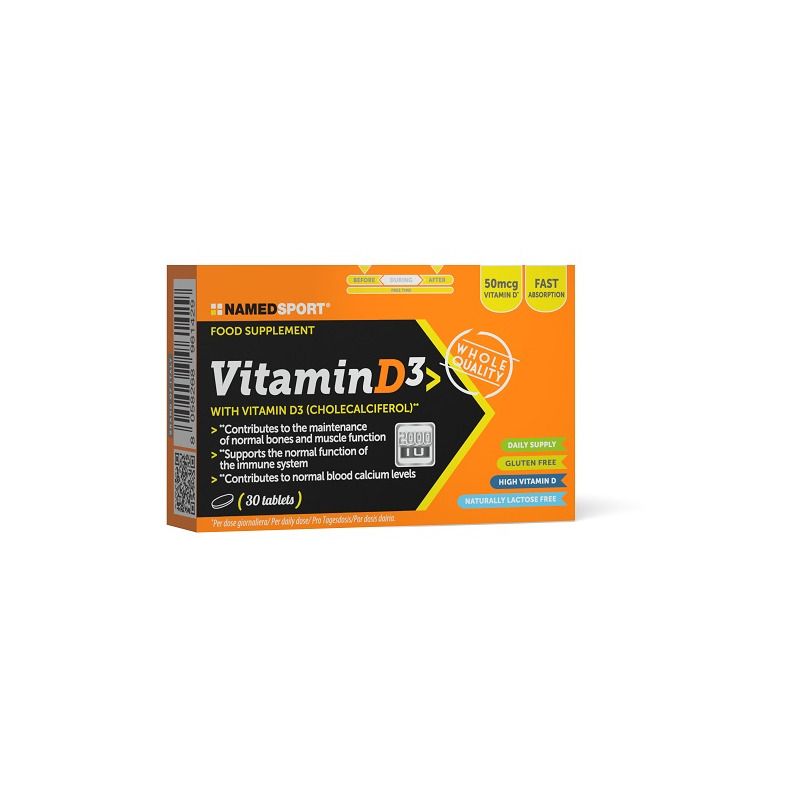 Named Sport VitaminD3> integratore alimentare 30 compresse-1