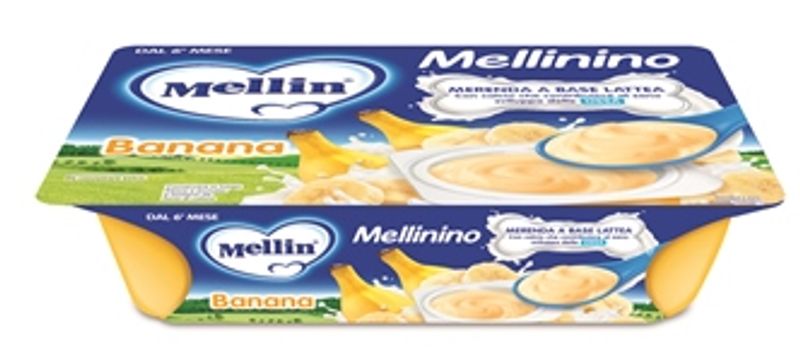 Mellin Mellinino Merenda Banana 6x55g 6Mesi+-1
