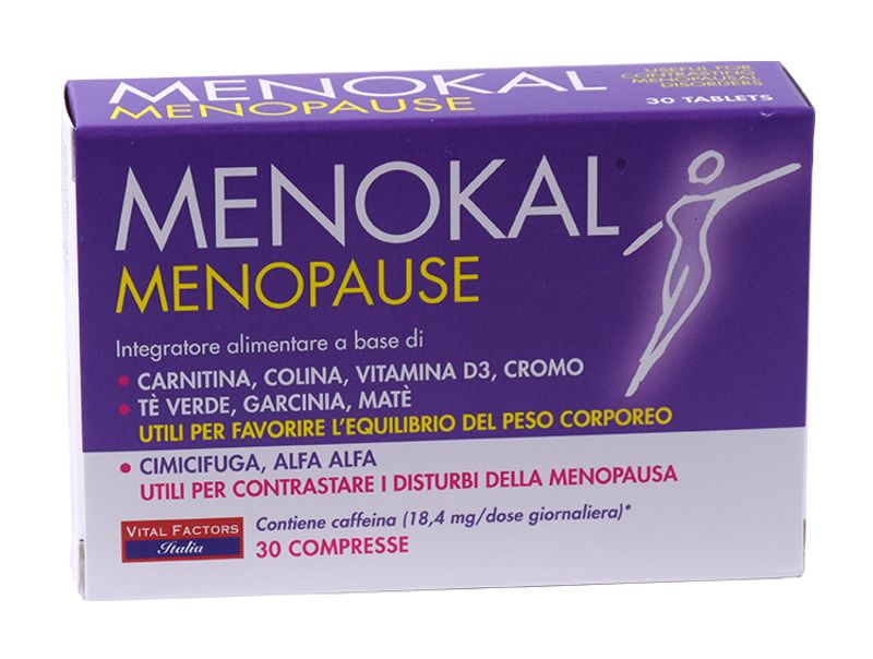 Menokal Menopause per i disturbi della menopausa 30 compresse-1