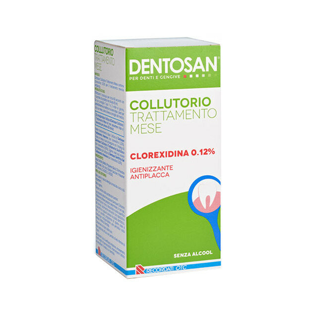 Dentosan Trattamento Mese Clorexidina 0,12% collutorio senza alcool 200ml-1