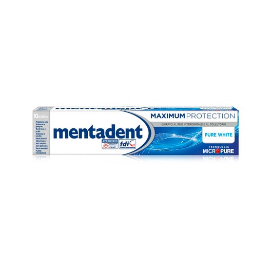 Mentadent Maximum Protection Pure White  75ml-1