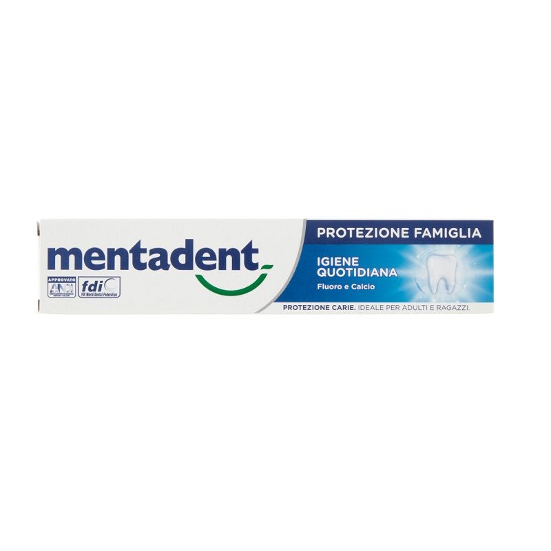 Mentadent Protezione Famiglia Igiene Quotidiana dentifricio 75ml-1