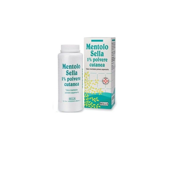 Sella Mentolo 1% polvere cutanea 100g-1