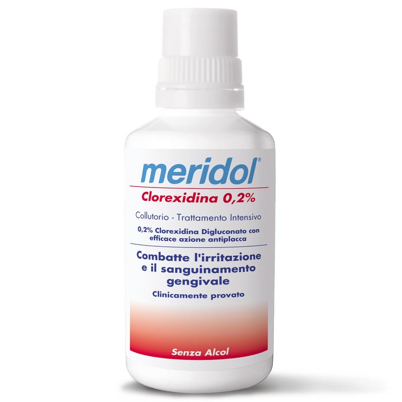 Meridol Collutorio con Clorexidina 0,2% combatte l'irritazione e il sanguinamento gengivale 300ml-3