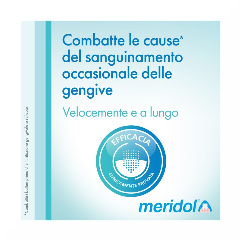 Meridol dentifricio combatte i batteri causa dell'irritazione gengivale 2 tubi da 75 ml-3