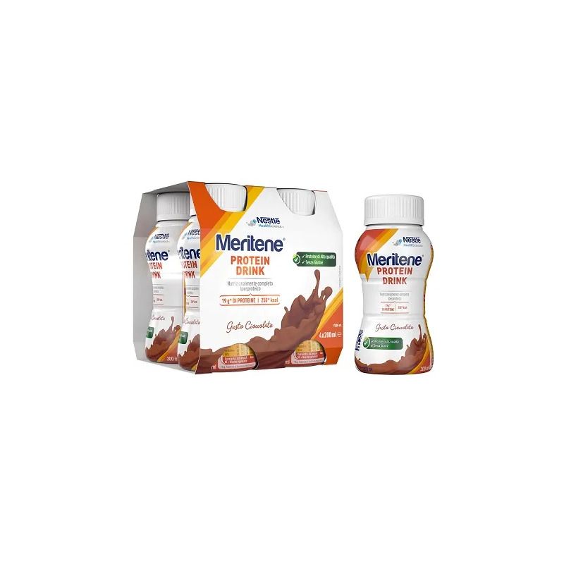 Meritene Drink Gusto Cioccolato 4 Pezzi Da 200ml-1