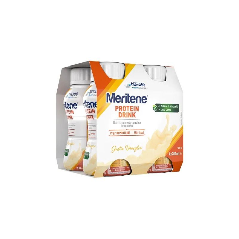 Meritene Drink Vaniglia 4 Pezzi Da 200ml-1