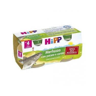 Hipp omogeneizzato di Merluzzo con patate e carote-2
