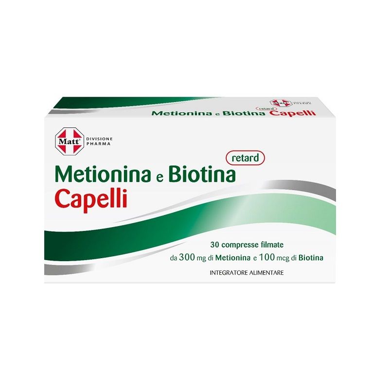 Matt Metionina e Biotina retard capelli 30 compresse-1