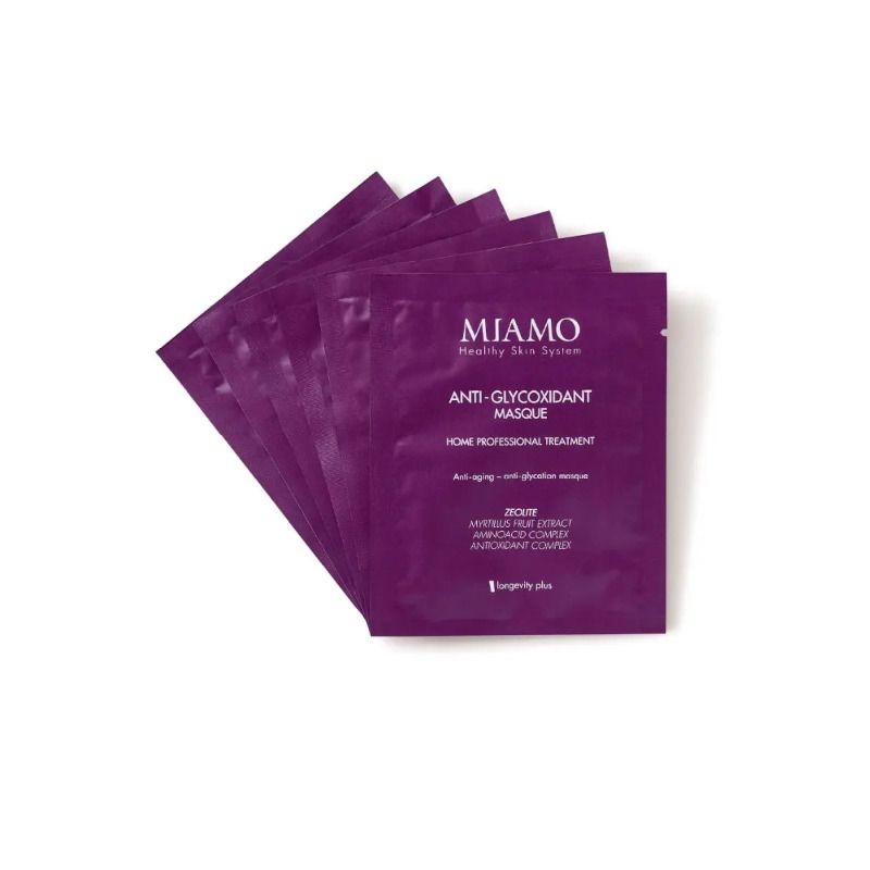 Miamo Anti Glycoxidant Masque Maschere Anti-età E Anti-glicante 6x10ml-2
