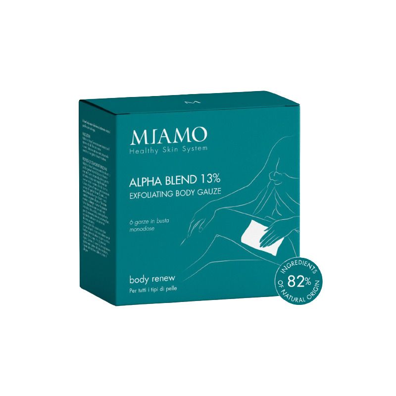 Miamo Body Renew Alpha Blend 13% Exfoliating Body Gauze 6 buste-1