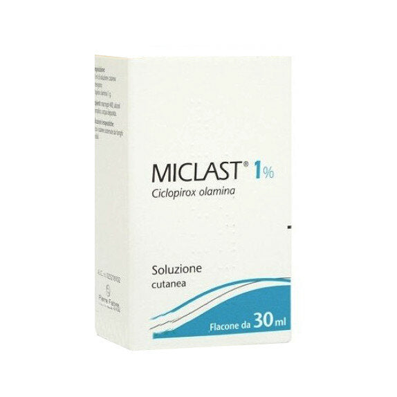 Miclast Soluzione Cutanea Flacone mucosi cutanea 30ml 1% Ciclopiroxolamina-2
