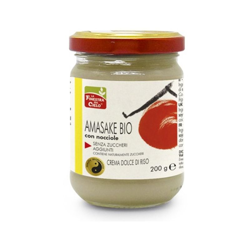 La Finestra Sul Cielo Amasake Di Riso Integrale Con Nocciole Bio 200g-1