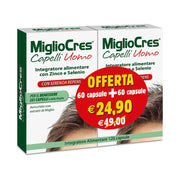 MiglioCres Capelli integratore uomo OFFERTA 60 + 60 capsule-1