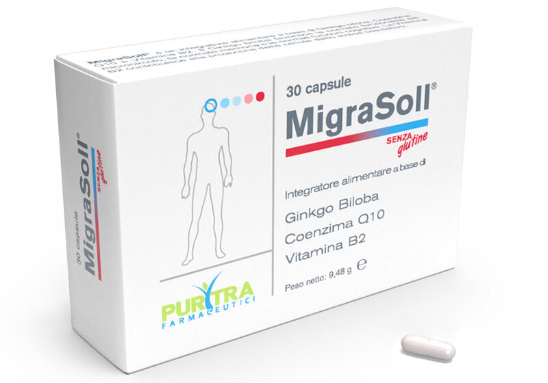 Migrasoll Capsule senza glutine emicrania 30 capsule-2