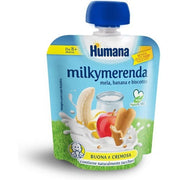 Humana Milkymerenda Mela Banana Biscotto 100g 8 Mesi+-1