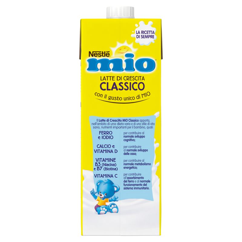 Nestlè Mio Latte Di Crescita Classico Liquido Brick 1 Litro-2