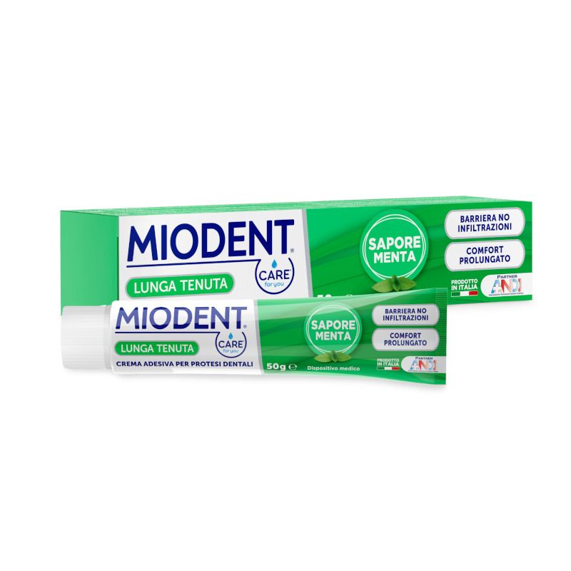 Miodent Crema Adesiva Gusto Menta 50g-1